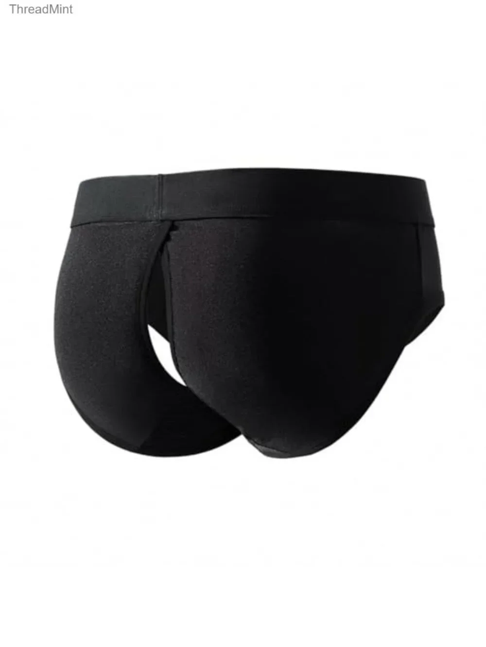 Men's Low Rise Mesh Briefs with Open Cutout Design, Breathable Quick Dry